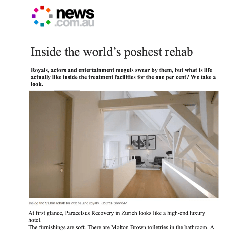 News.com.au artikel screenshot